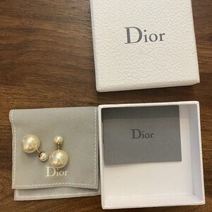 Dior Tribal Pearl Earrings